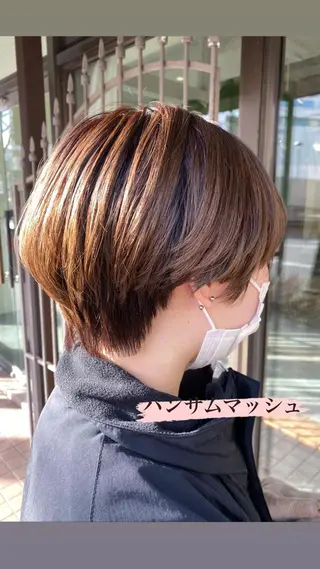 ショート クドウ タイキのヘアスタイル