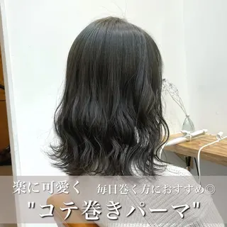 ミディアム カラー navile原宿 yumaのヘアスタイル