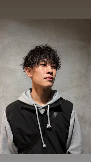ショート パーマ/透明感 🍃Hidetoraのヘアスタイル