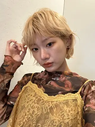 ショート 縮毛矯正/レイヤー taiga🧡のヘアスタイル