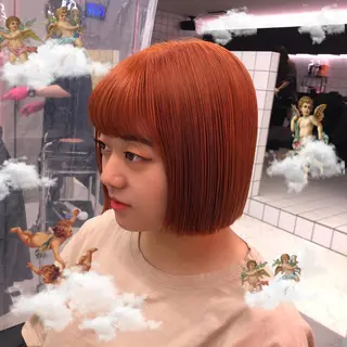 ショート カラー パーマ ヘアアレンジ メンズ キッズ ネイル マツエク・マツパ KANAMI 🌏のヘアスタイル