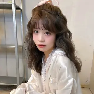 ミディアム fev ririのヘアスタイル