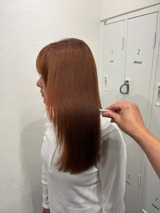 セミロング カラー カラー/髪質改善スペ シャリスト宮本 伸一のヘアスタイル