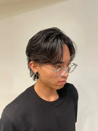 メンズ 三田 真穂のヘアスタイル
