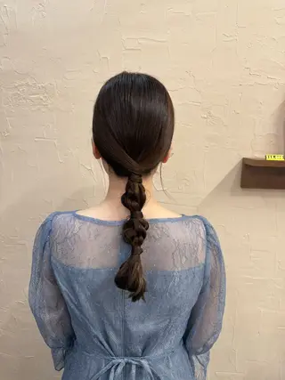 ロング ヘアアレンジ まとまるボブ🌼 アレンジ🌼鴨下穂香のヘアスタイル