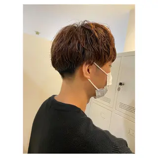 ショート メンズ くるくるパーマ aikoのヘアスタイル