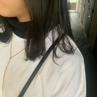 ミディアム カラー chouette/ 根本優希のヘアスタイル
