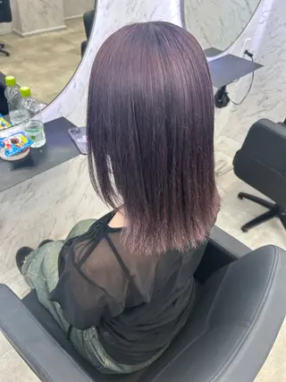 セミロング カラー カット¥1100 ✂️MIUのヘアスタイル