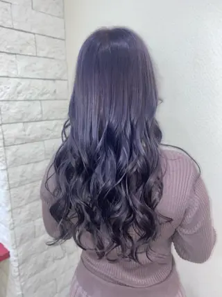 ロング ゆぴ☾/推しカラー /ハイトーンのヘアスタイル
