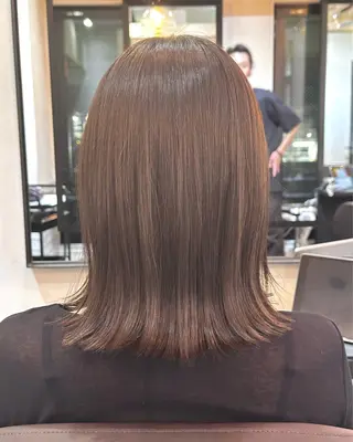 セミロング 似合わせひなた🐥 elima調布のヘアスタイル