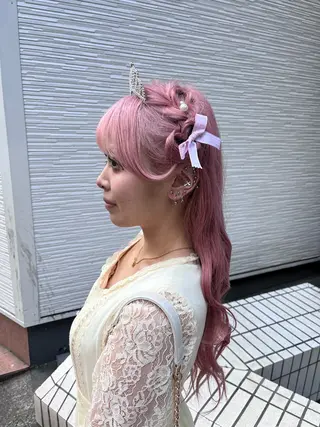ロング ヘアアレンジ 🩰モテ艶girly ヘア🪽彩香🪡⟡のヘアスタイル