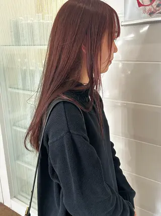 ロング カラー 池田 翔元のヘアスタイル