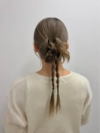 ヘアアレンジ かけだ まゆのヘアスタイル