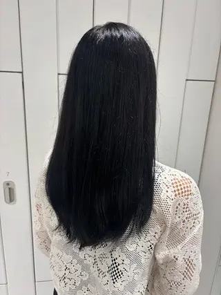 セミロング 韓国レイヤー／透明感 カラー🍀そらのヘアスタイル