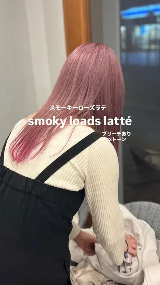 セミロング カラー SHIAN/ハイトー ン/🍒ゆな🍒のヘアスタイル