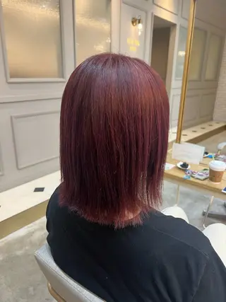 カラー 津田 幸穂のヘアスタイル