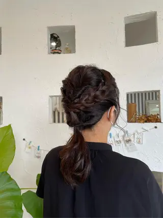 ヘアアレンジ 🌸小掛🌸 豊橋外国人風カラーのヘアスタイル
