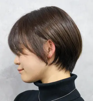 ショート 白髪ぼかしハイライト 【亀有】山本のヘアスタイル