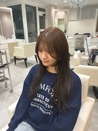 ロング カラー 石山 海斗のヘアスタイル