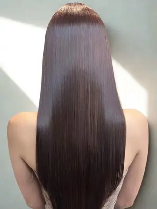 ロング カラー 韓国ヘア髪質改善✖️ パーソナルカラー吉岡のヘアスタイル