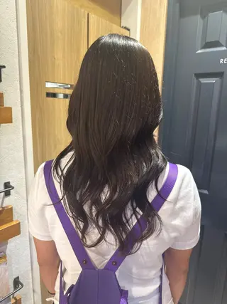 ロング ナチュラルカラー& /パーマAKIRAのヘアスタイル