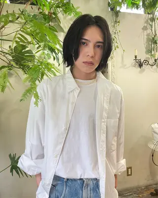 ミディアム メンズ 近藤 裕嗣のヘアスタイル