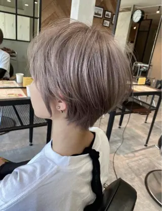 ショート カラー Lafithhair lov. 福山駅家店のヘアスタイル