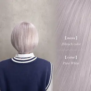 ショート カラー 🪽透明感🪽ブ リーチ特化✨Ainaのヘアスタイル