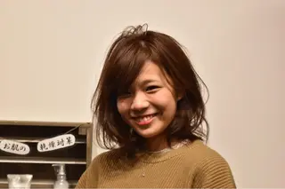 ミディアム 吉田 茂樹のヘアスタイル