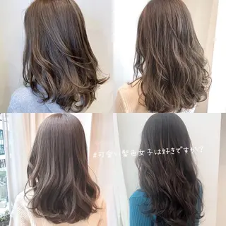 カラー パーマ ヘアアレンジ 髪質改善/韓国風 レイヤー/田村祐樹のヘアスタイル