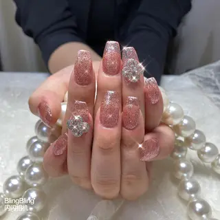 ロング ネイル LUNA Nail salon💕のネイルデザイン