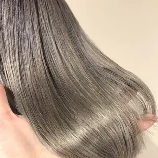 ショート カラー 髪質改善カラー韓国風 レイヤーtudaのヘアスタイル