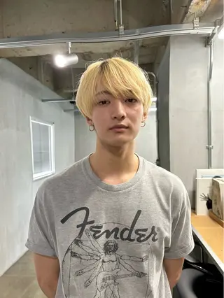 ショート カラー メンズ メンズ/ダブルカラー /パーマ/来栖慧💈のヘアスタイル