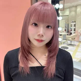 セミロング Lee umeda kurumiのヘアスタイル