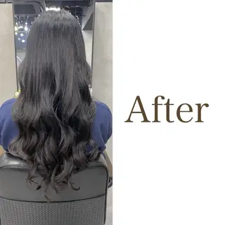 ロング カラー ヘアアレンジ FAAM Tsuneのヘアスタイル