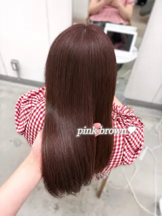 ロング カラー ゆうひ🎀艶カラー/ ヘアメ/チョコカラーのヘアスタイル