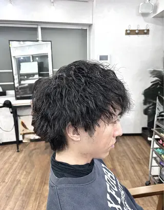 ショート パーマ メンズ 【メンズ特化】 横浜美容師kuのヘアスタイル