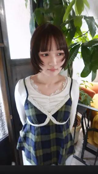 ショート カラー ヘアアレンジ Tei /ileのヘアスタイル