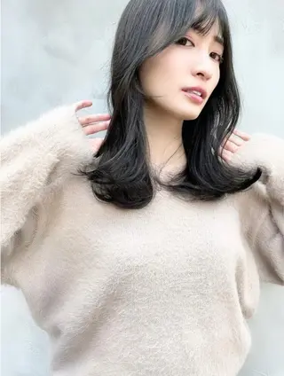 ロング カラー パーマ メンズ 木代成 陽太のヘアスタイル