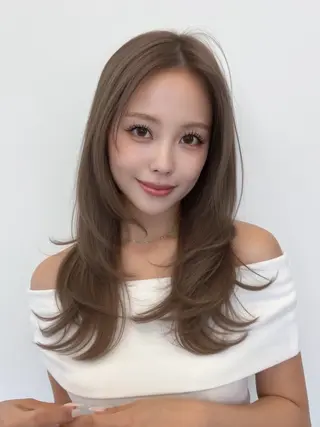 ロング カラー 松浦 よしきのヘアスタイル