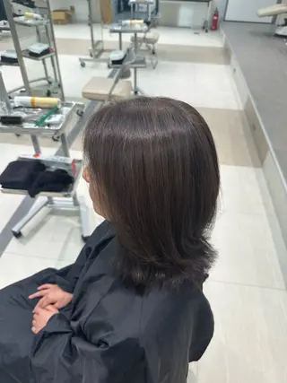ミディアム カラー 竹本 侑真のヘアスタイル