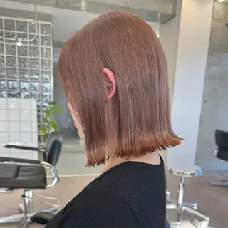 ミディアム カラー 🎀原宿 "ボブ" / カット ナナ🎀のヘアスタイル