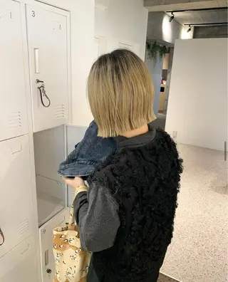 ミディアム ヘアアレンジ 七原 海夕のヘアスタイル