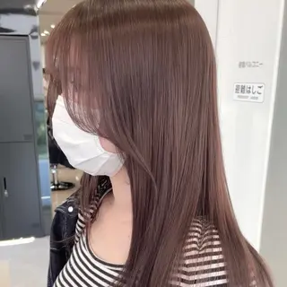 ミディアム カラー 新宿/顔周りカット/ レイヤー/がっきーのヘアスタイル
