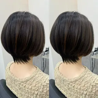 ショート 💗ショート×ボブ 韓国レイヤー宮内諒のヘアスタイル