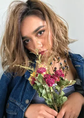ミディアム カラー パーマ 上條 航平のヘアスタイル
