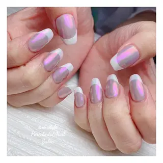 ミディアム ネイル 🐾enen style 🐾のネイルデザイン