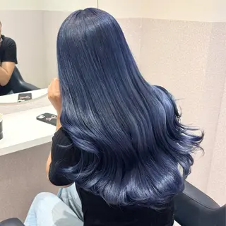 ロング カラー 🩵ブリーチカラー MIORI🩵のヘアスタイル