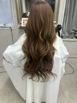 ロング カラー Lien 深井店のヘアスタイル