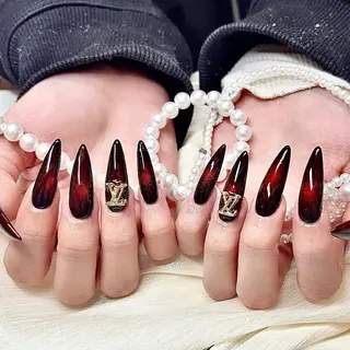 ネイル 🎀kira 長さだし💗モチ最高のネイルデザイン